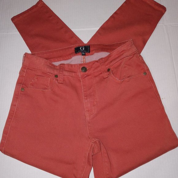 G By Giuliana Rust orange colored Jeans Size Small - Picture 2 of 6